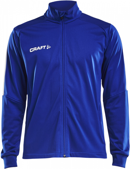 Craft - Progress Jacket - Deep Blue Melange & white