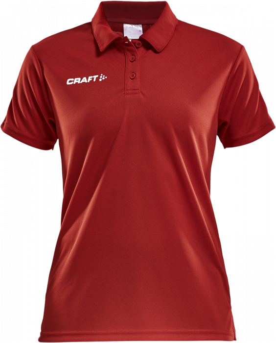Craft - Progress Polo Pique Women - Vermelho & branco