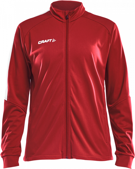 Craft - Progress Jacket Women - Czerwony & biały