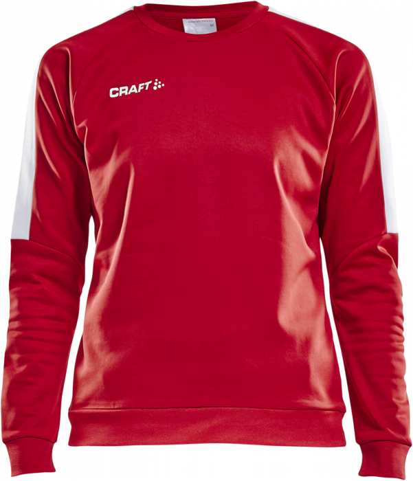 Craft - Progress R-Neck Sweather Women - Rouge & blanc