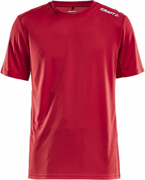 Craft - Rush Ss Tee Youth - Red & white