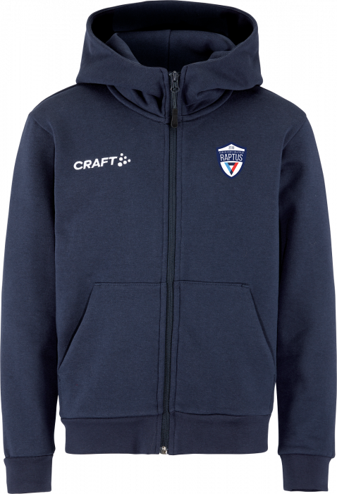 Craft - Vk Raptus Hoodie W. Zip Kids - Marineblauw