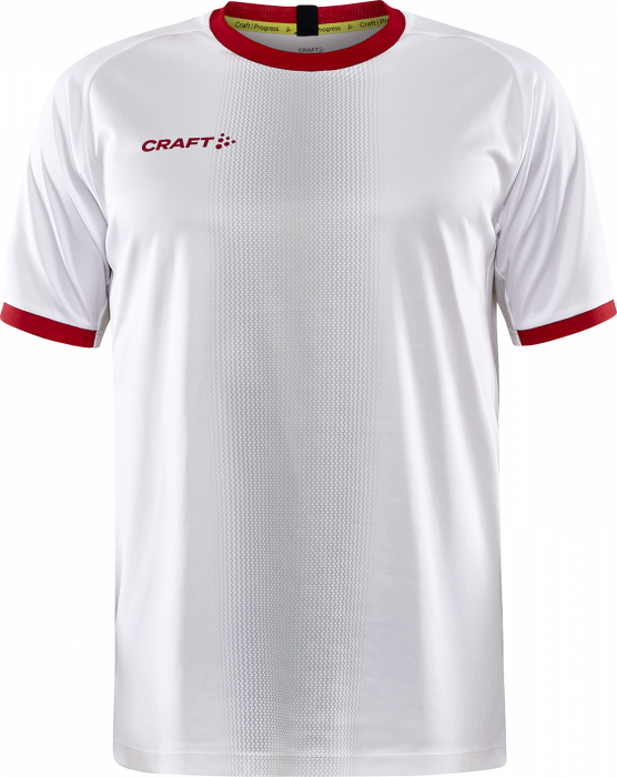 Craft - Progress 2.0 Graphic Jersey Junior - Wit & rood