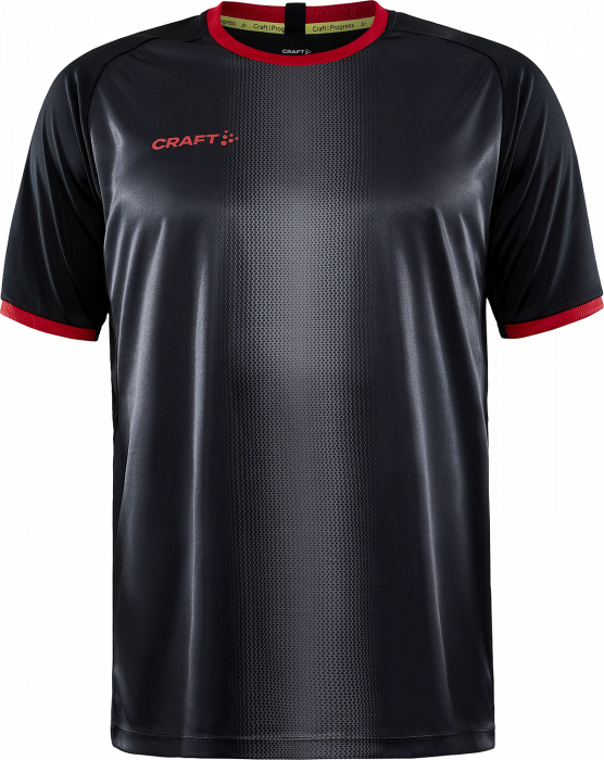 Craft - Progress 2.0 Graphic Jersey Junior - Black & red