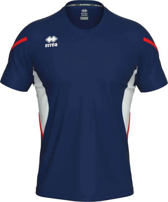 Errea - Curtis Player Jersey - Navy Blue & rosso