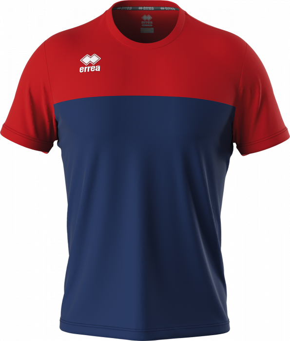 Errea - Brandon Jersey - Navy Blue & rouge